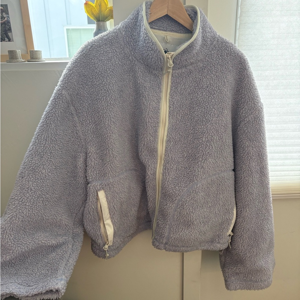 Madewell x Penfield Lavender Fleece Haight Sherpa Jacket